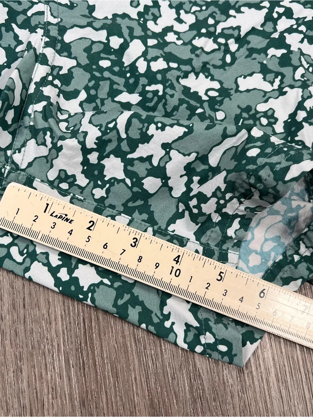 Local Boy Outfitters Camo Swim Trunks Shorts Mens XXL Green‎ Quick Dry 5.5”